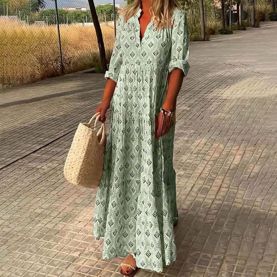 Ella | Bequemes Sommer-Maxi-Kleid
