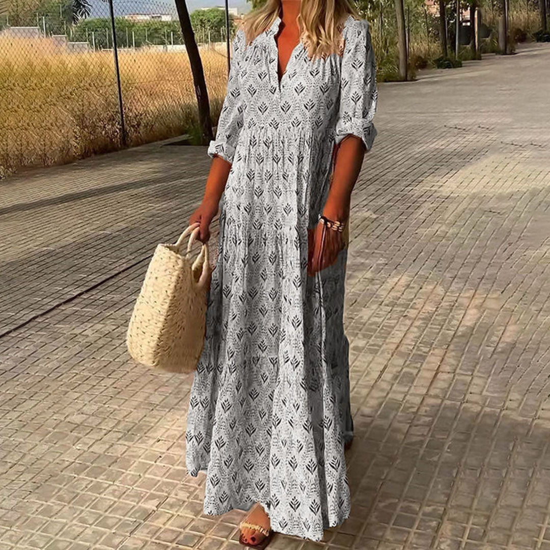 Ella | Bequemes Sommer-Maxi-Kleid