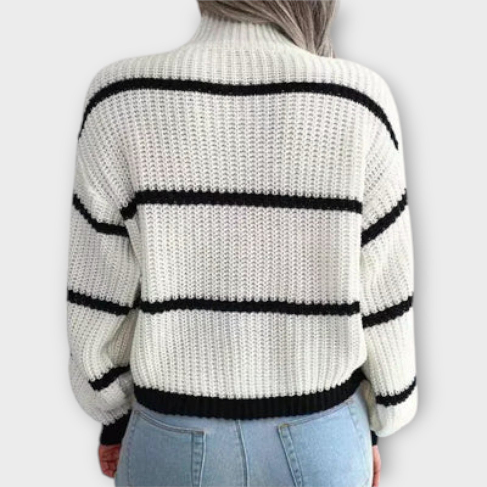 Chavala - Gestreifter Rollkragenpullover Nora Zurich