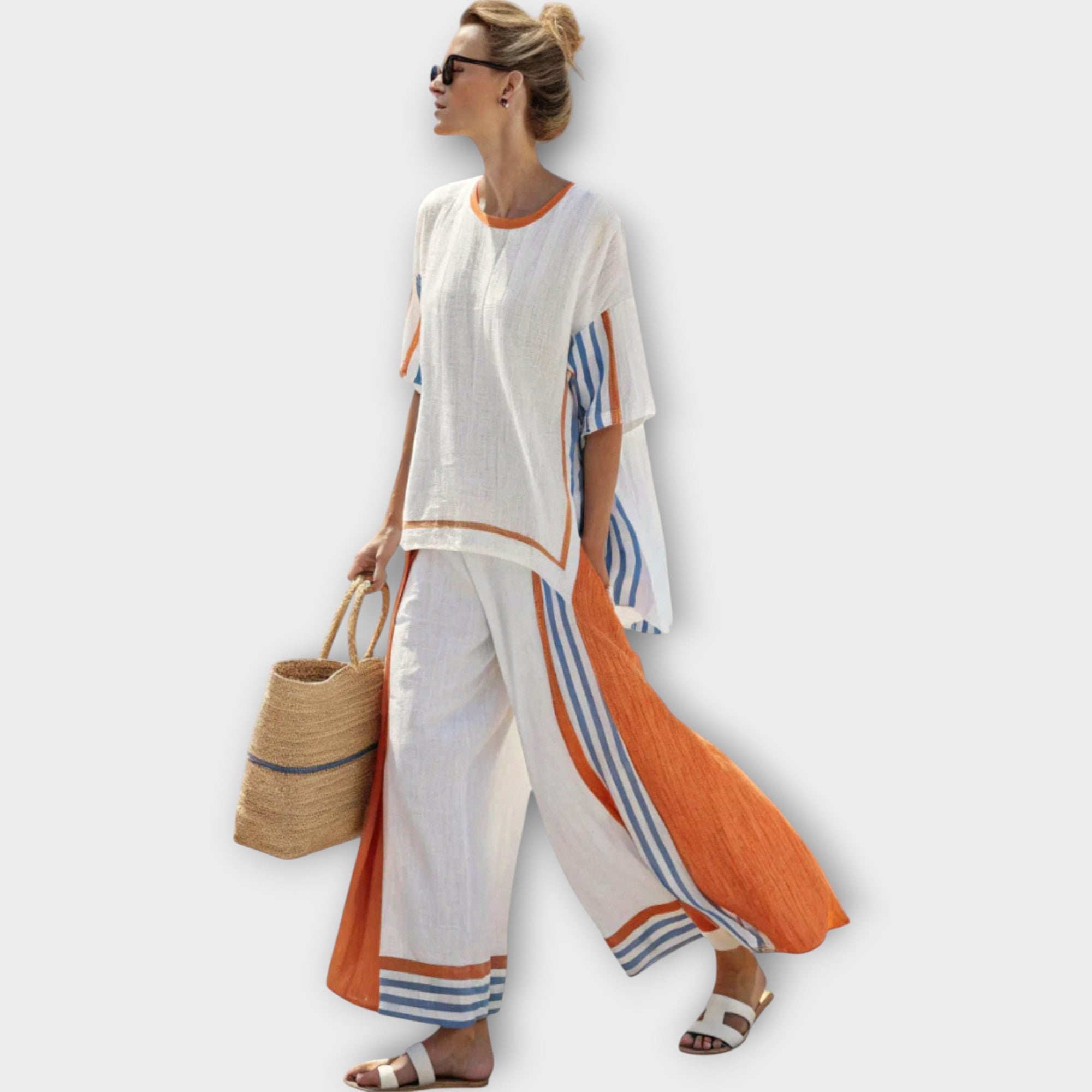 Anila - Elegantes Zweiteiliges Set Mit Gestreiftem Design Nora Zurich