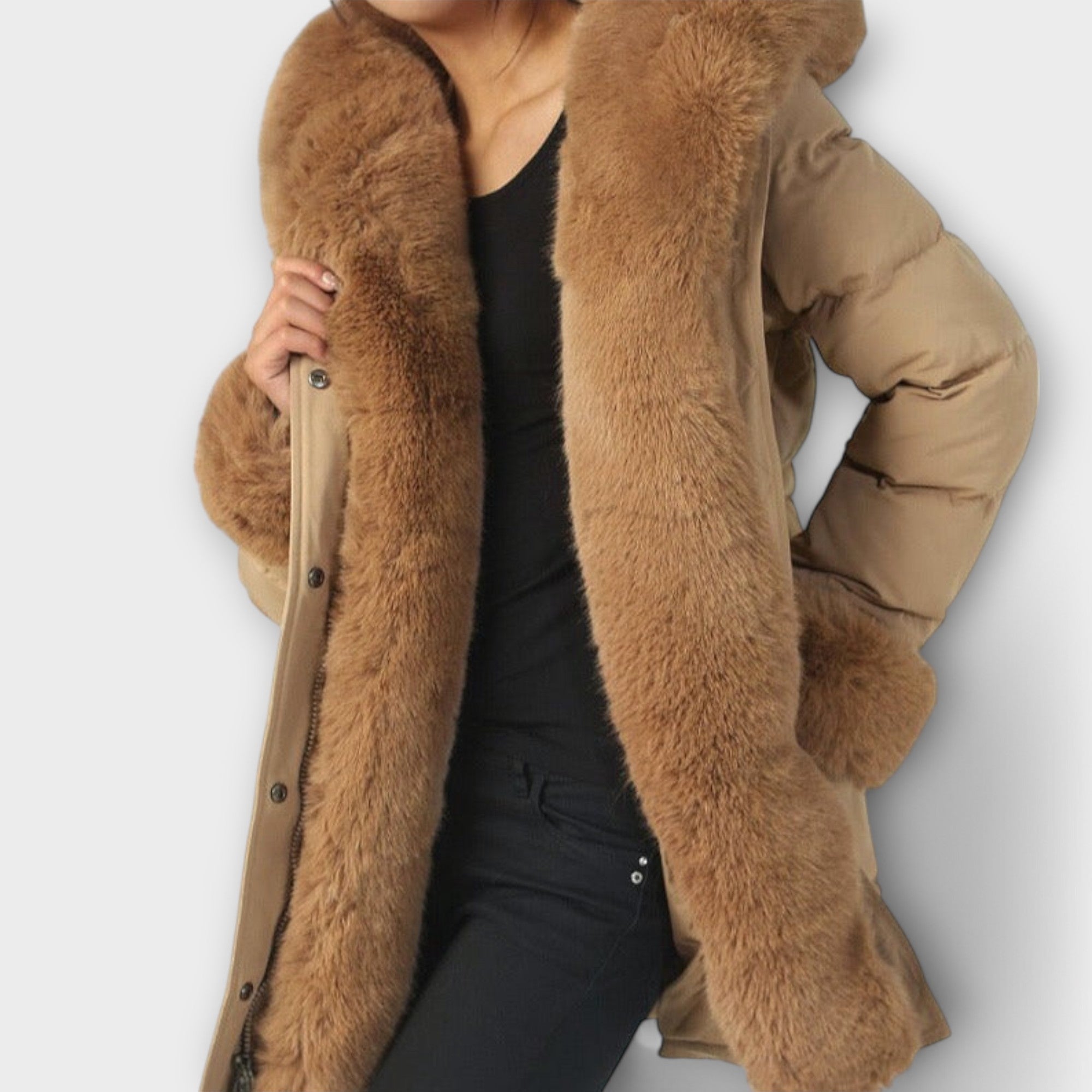 Loa - Gepolsterter Premium-Mantel Nora Zurich