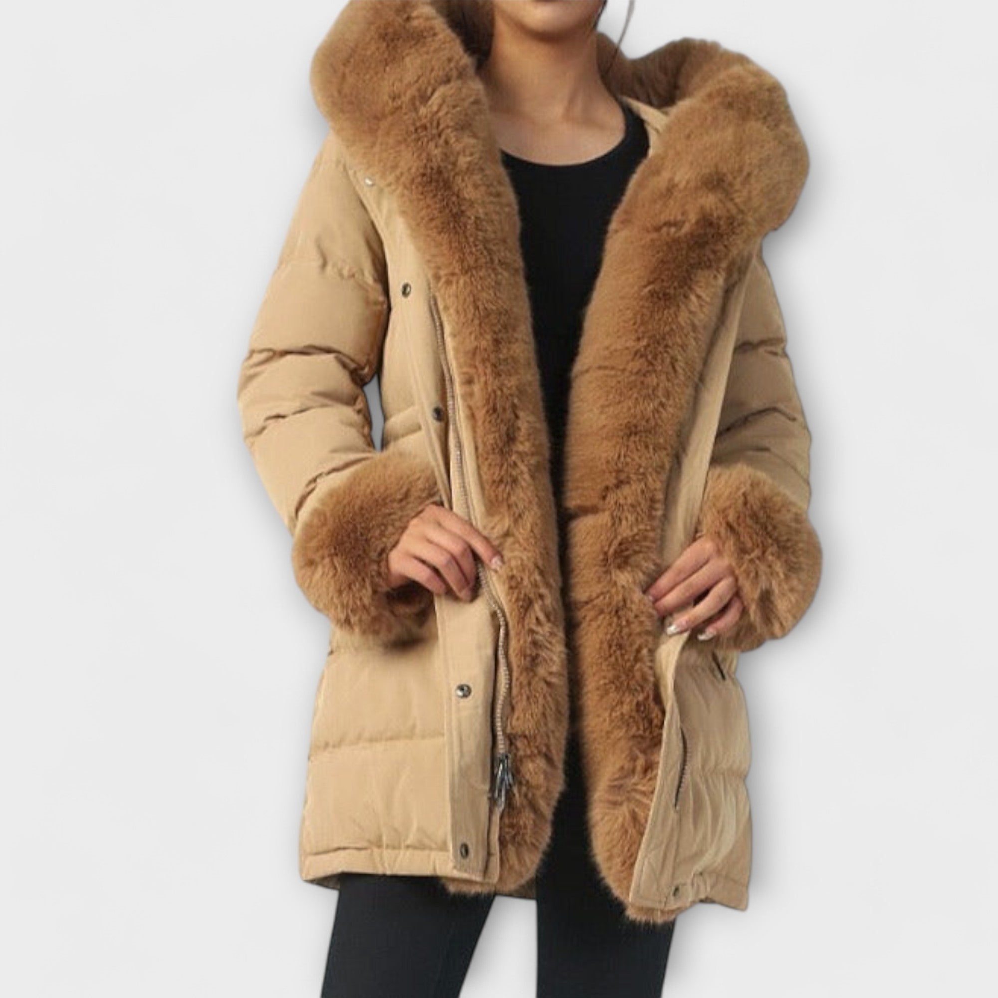 Loa - Gepolsterter Premium-Mantel Nora Zurich