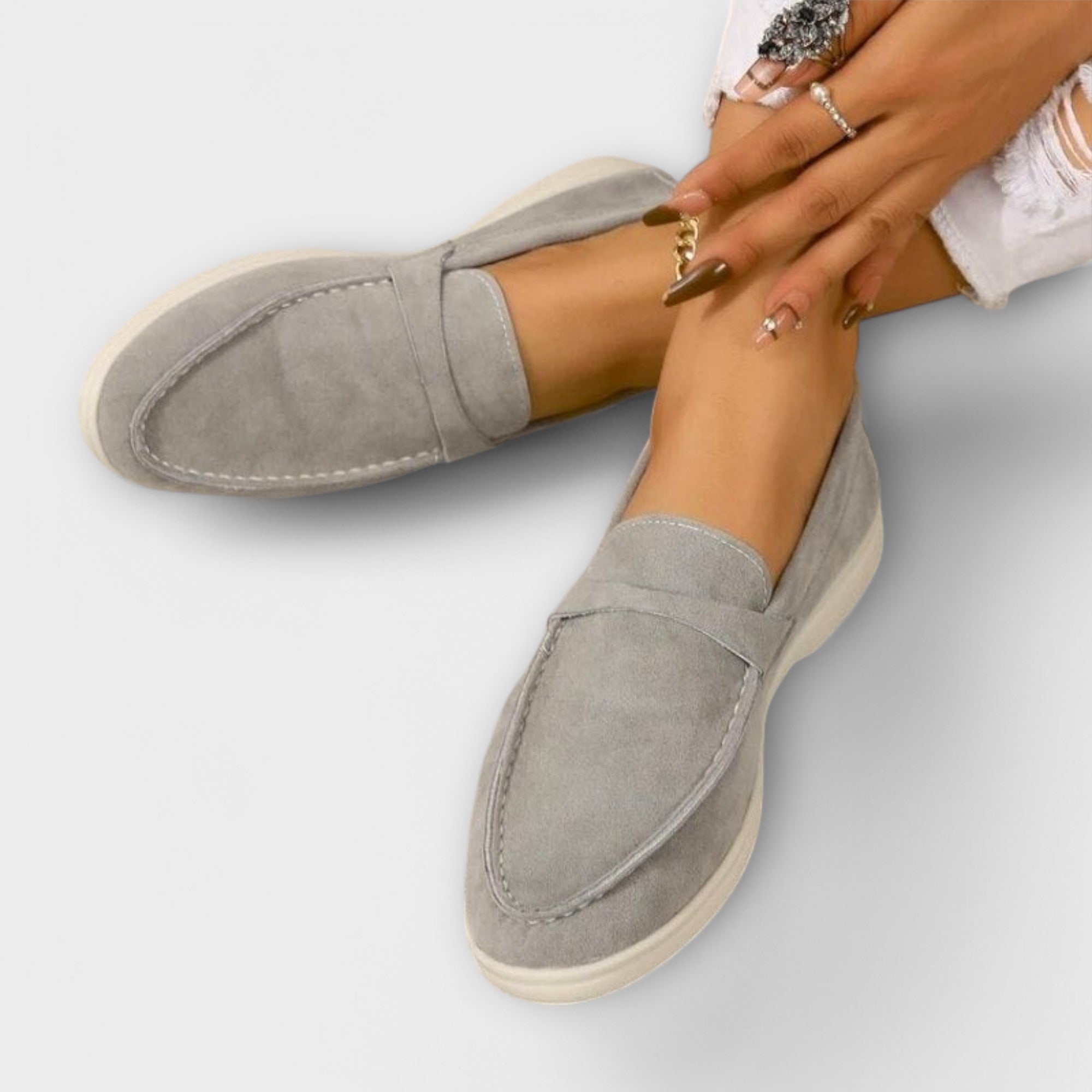 Elegante Damen-Suede-Loafers