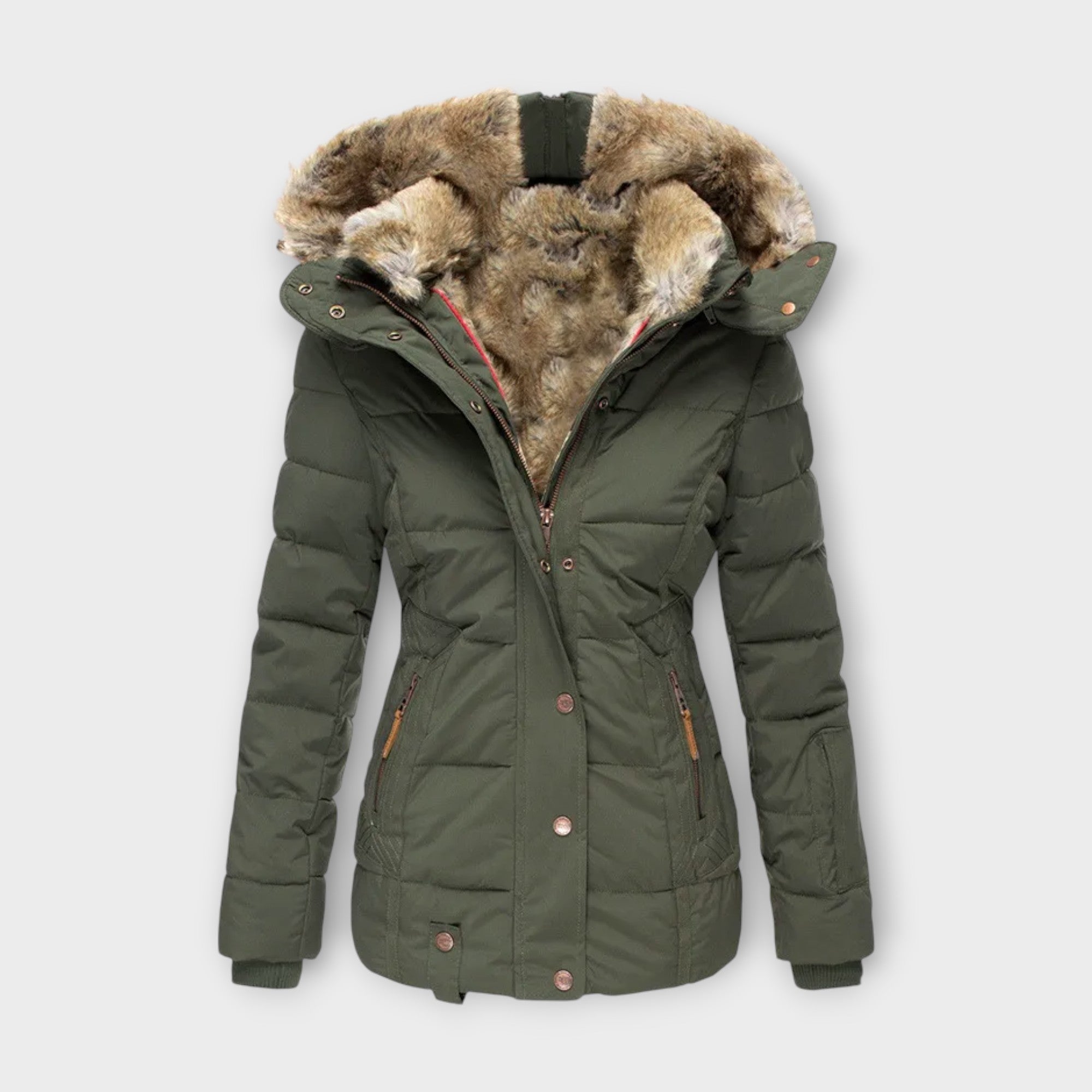 Emina – Eine gemütliche Jacke mit Fellfutter