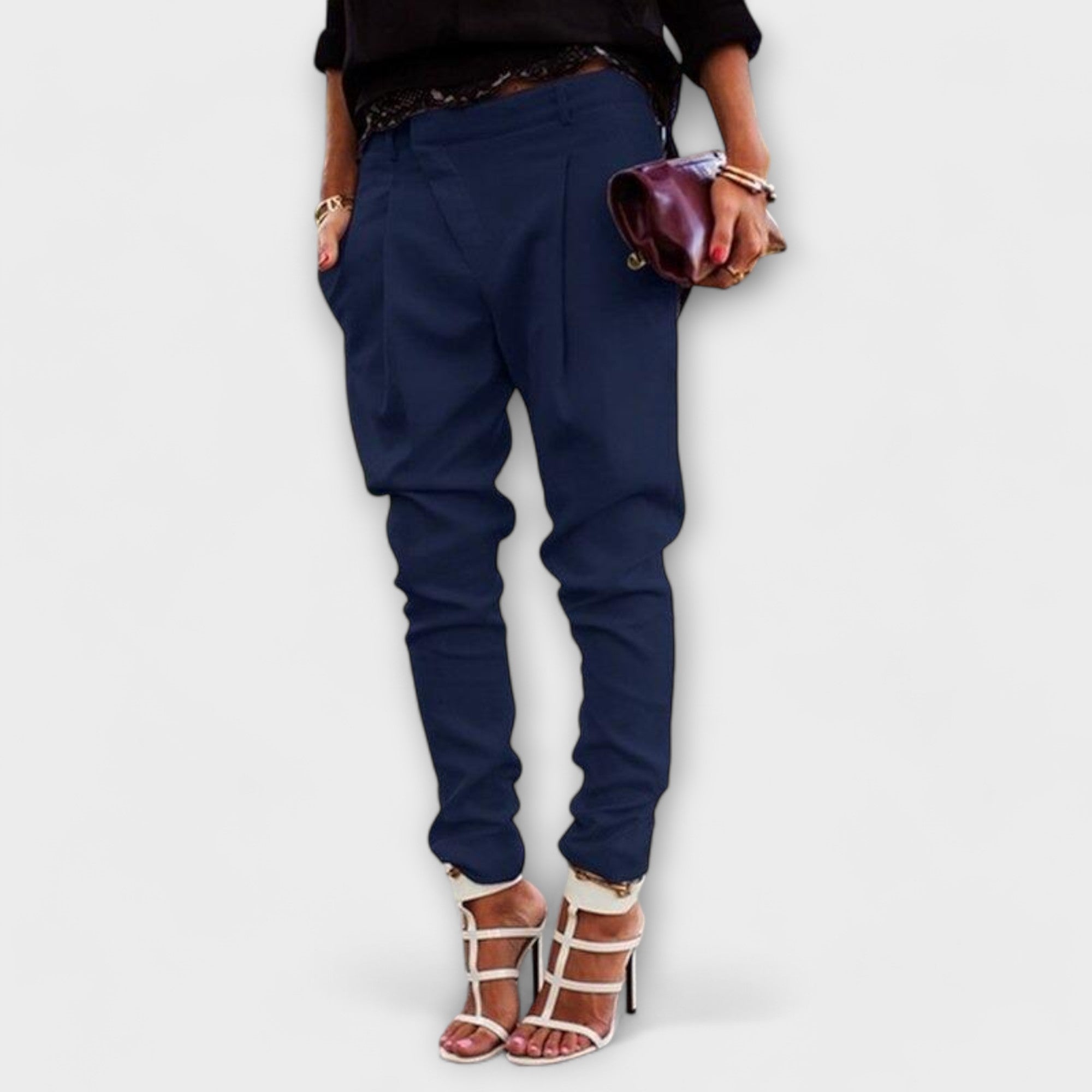 Mira – Elegante Hochtaillierte Hose