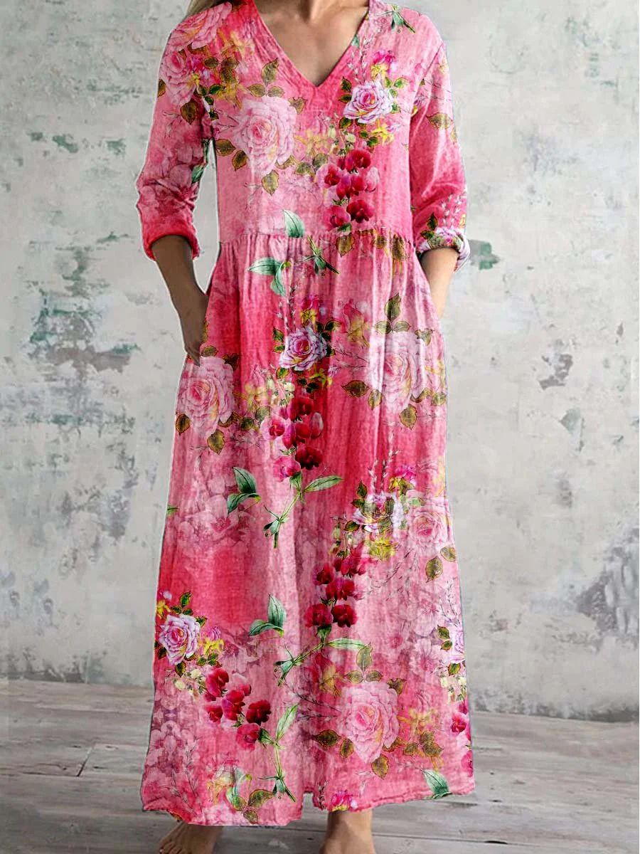 Fiona | Bequemes Sommerblumenkleid
