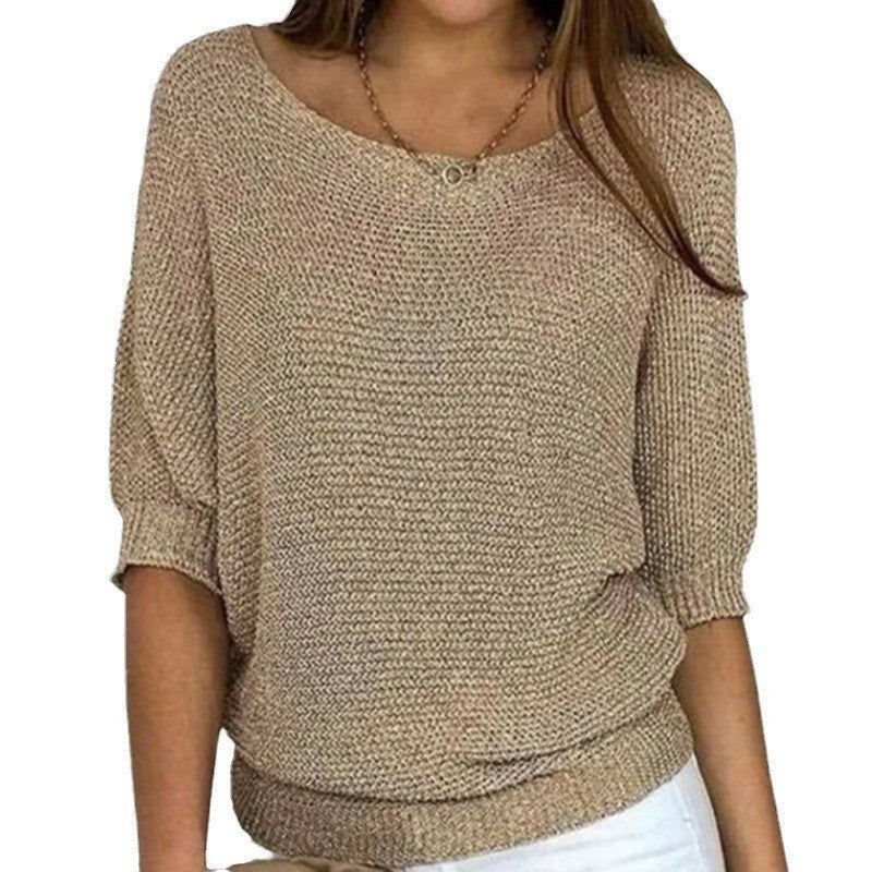 Lässiges Rippstrick Lounge Top
