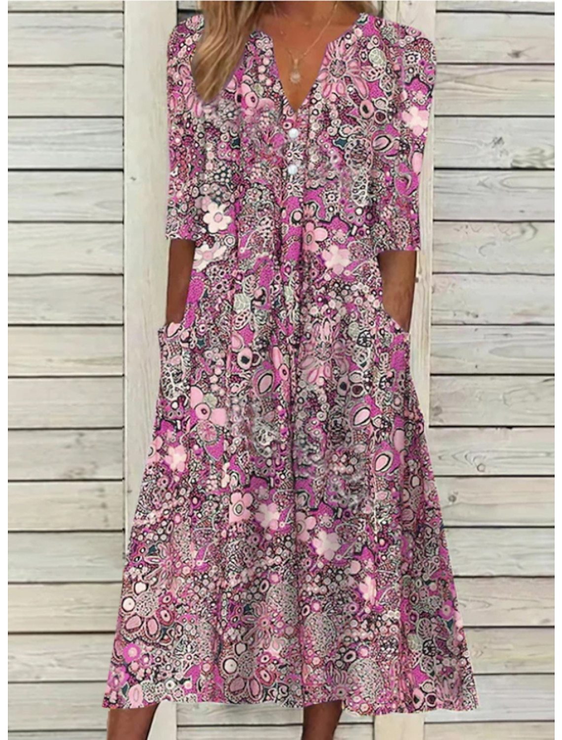 Lorna | Boho Sommer Pocket Kleid