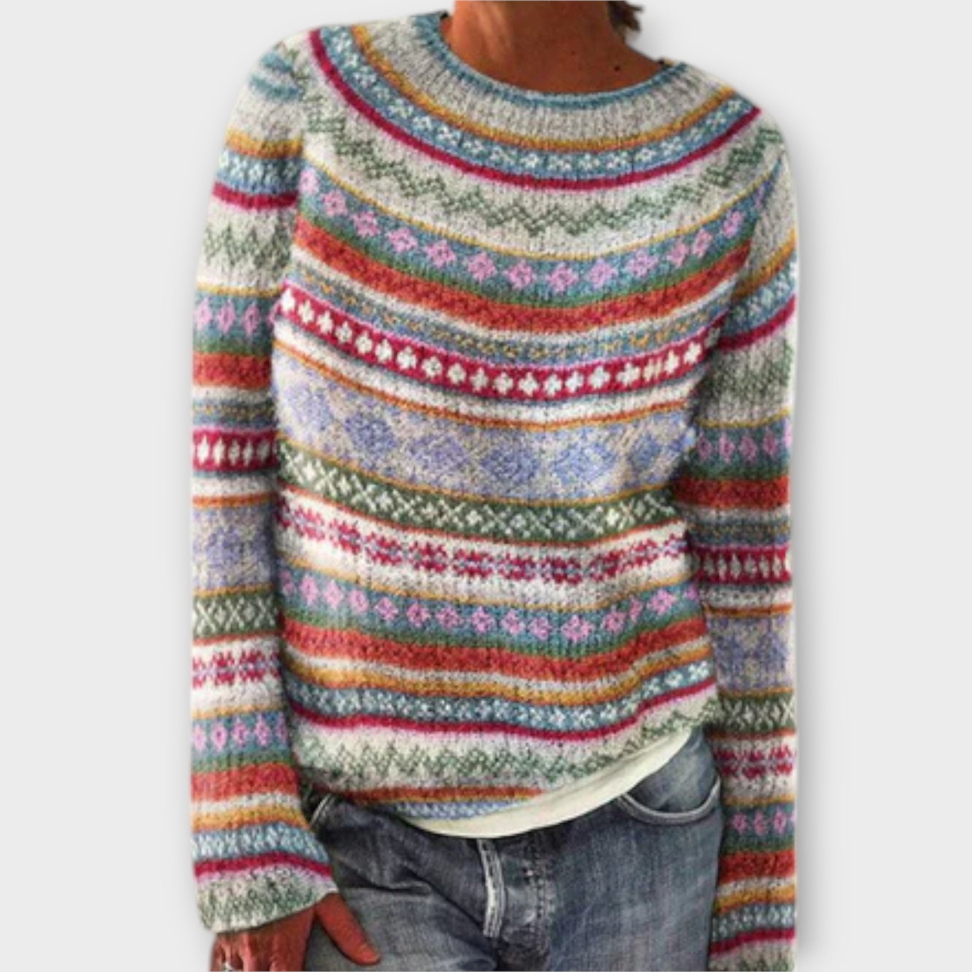 Retro Damen Strickpullover Nora Zurich