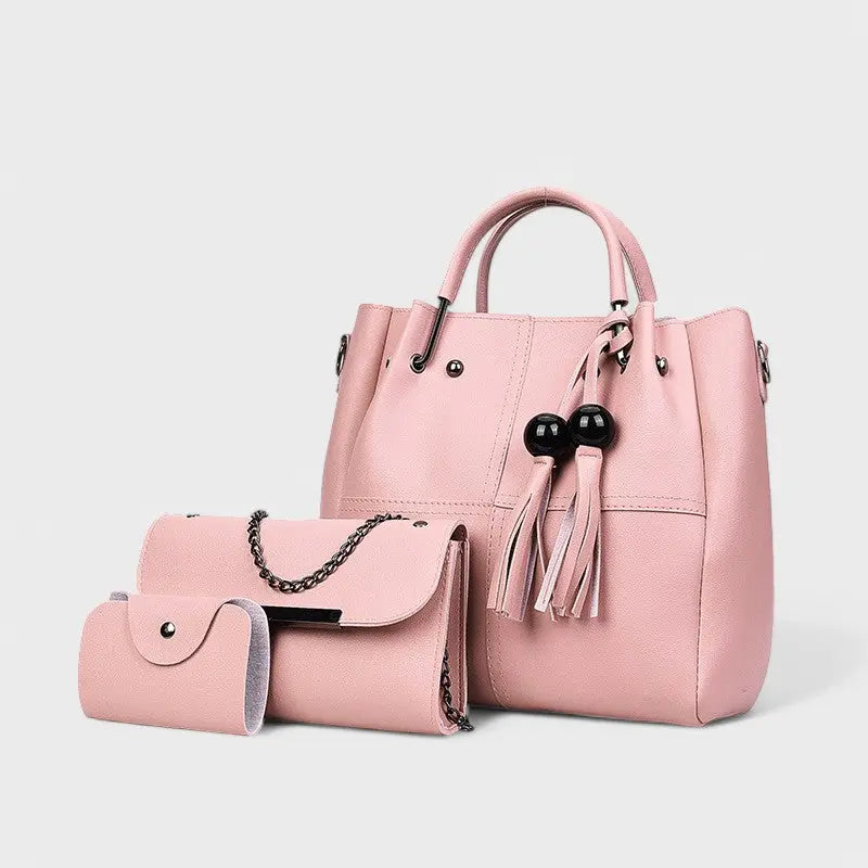 Nora. - 3-teiliges trendiges Taschen-Set mit Quasten Nora Zurich