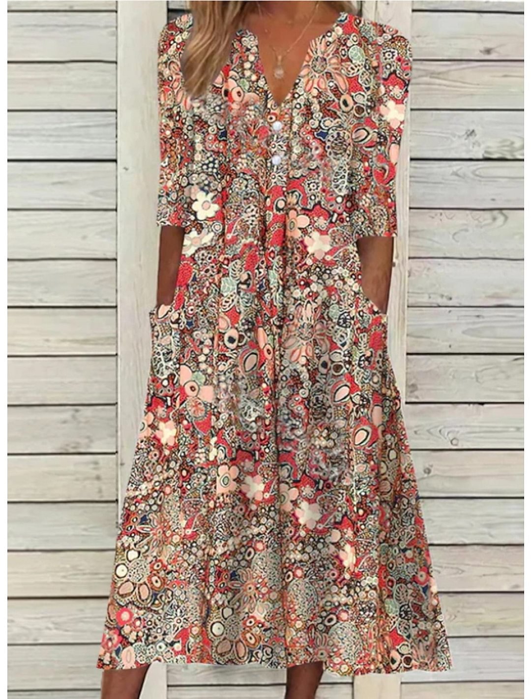 Lorna | Boho Sommer Pocket Kleid
