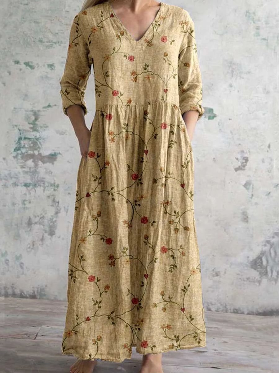 Fiona | Bequemes Sommerblumenkleid