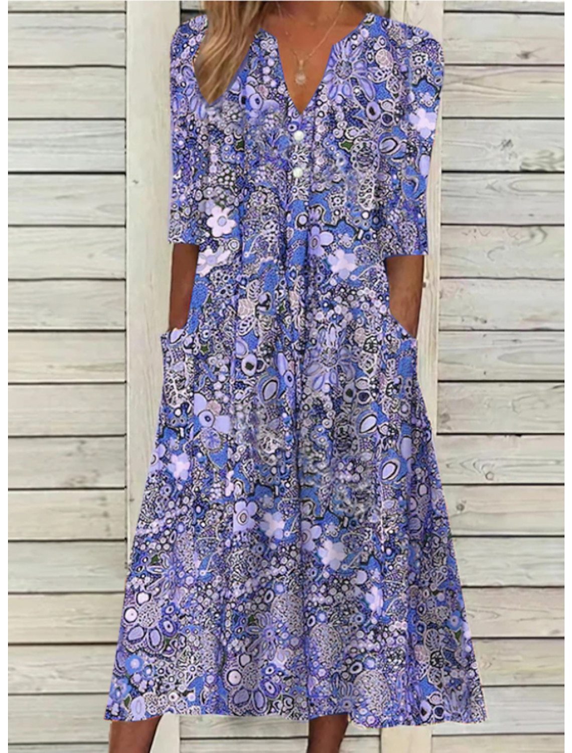 Lorna | Boho Sommer Pocket Kleid