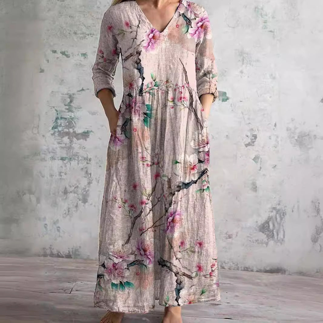 Fiona | Bequemes Sommerblumenkleid