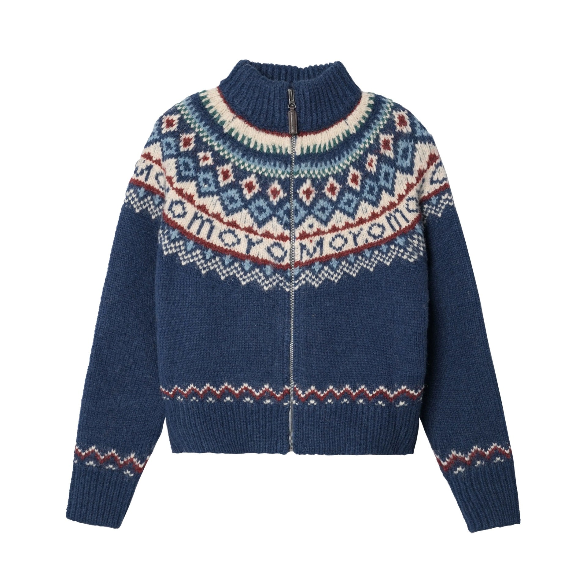 Damen Hoher Hals Strickpullover