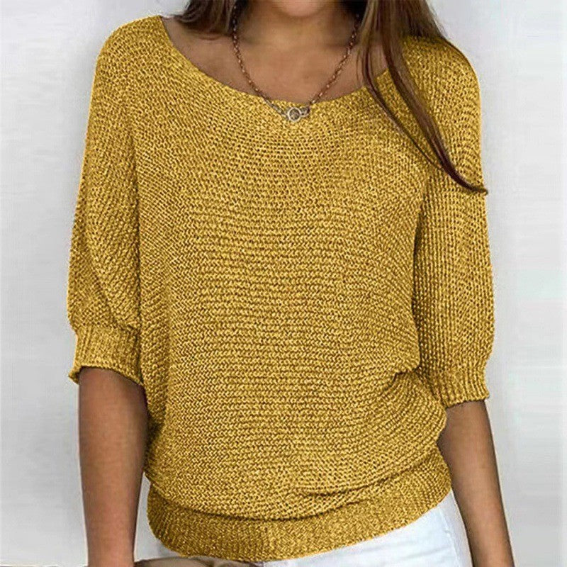 Lässiges Rippstrick Lounge Top