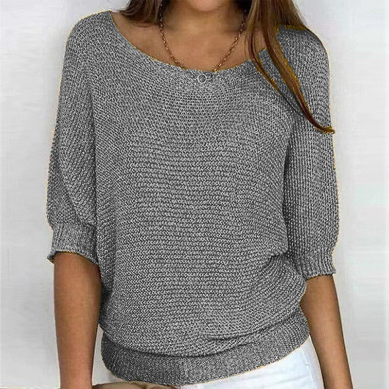 Lässiges Rippstrick Lounge Top