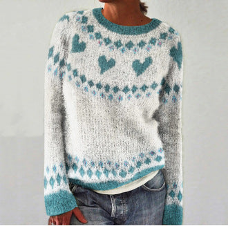 Warmes Sweatshirt mit Klassischem Einfluss