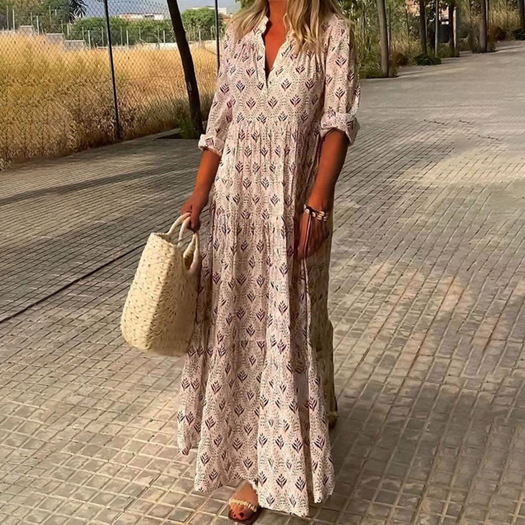 Ella | Bequemes Sommer-Maxi-Kleid