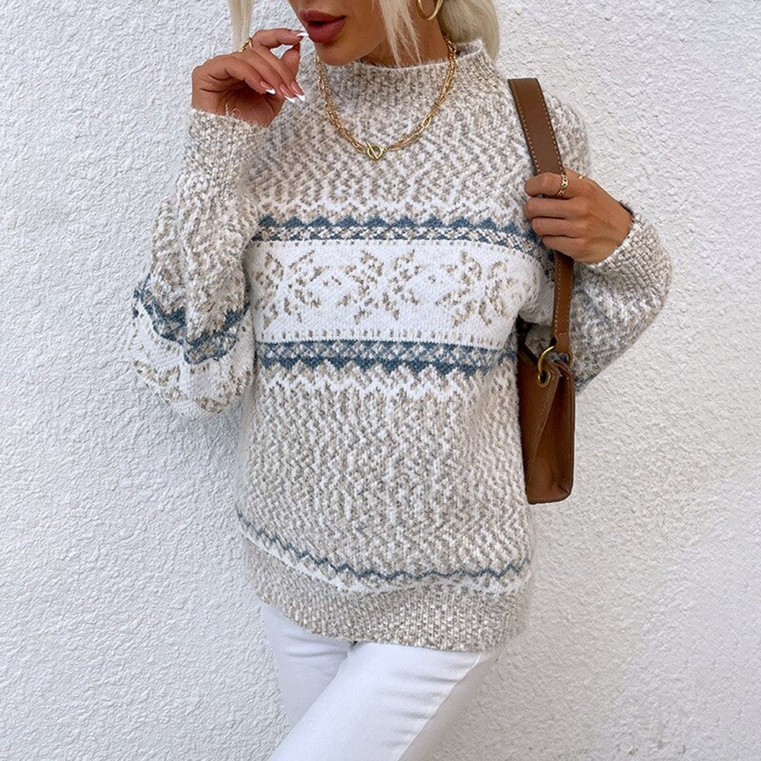 Luna Retro-inspirierter Strickpullover