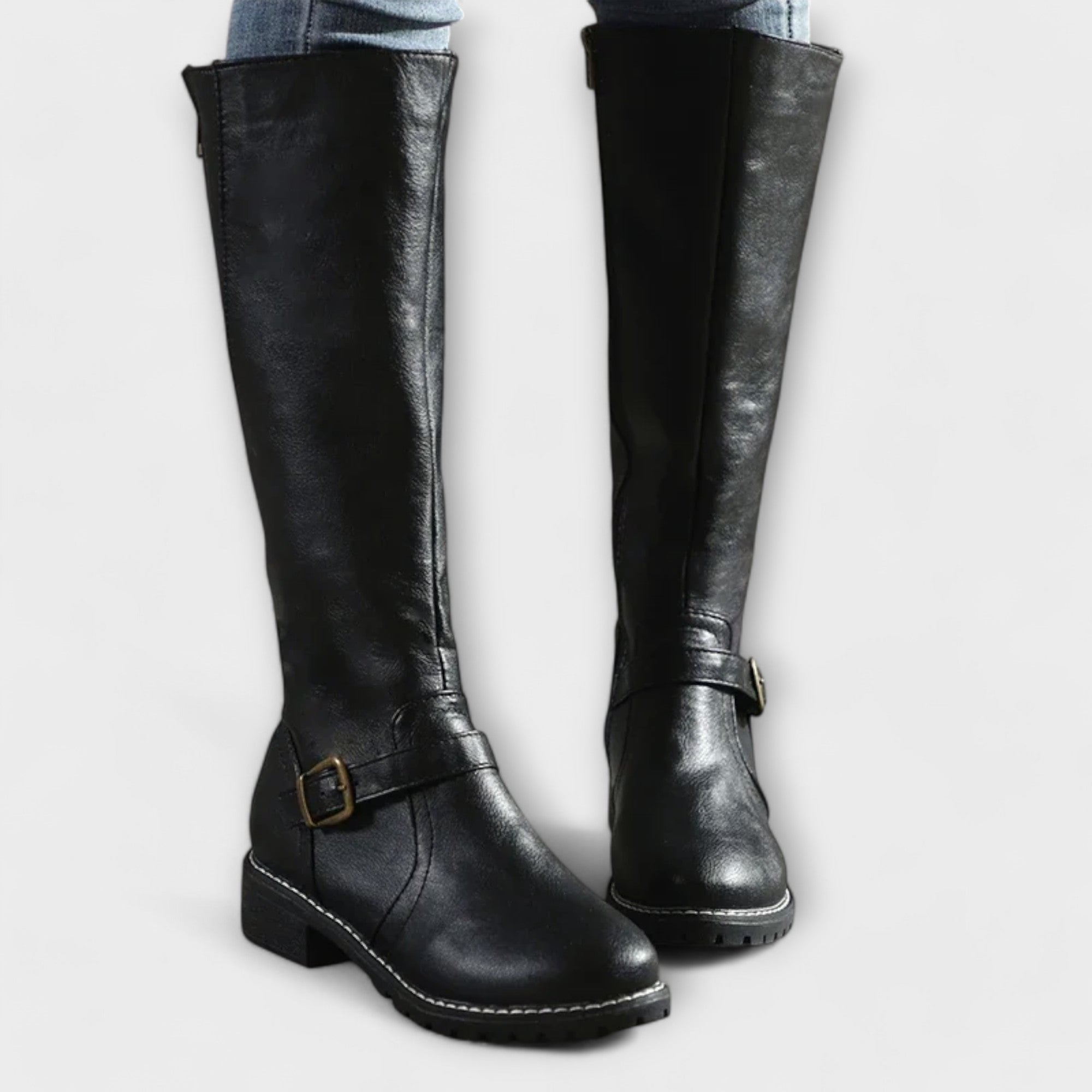 Elegante Lederstiefel
