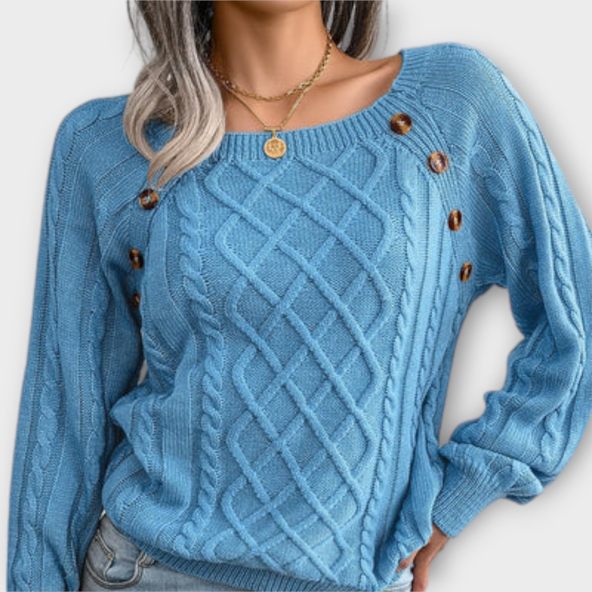 Malia - Strickpullover mit Knopfdetails Nora Zurich