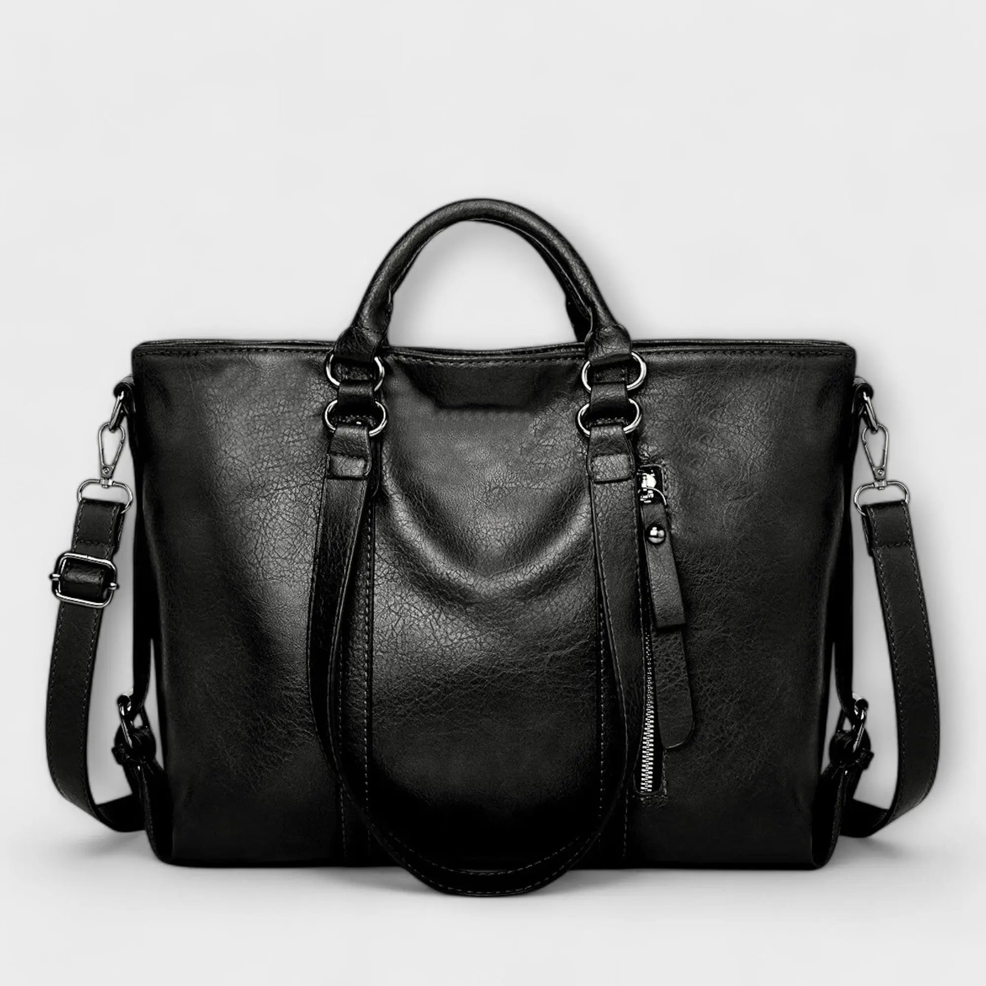 Nora. - Große Lederhandtasche Nora Zurich