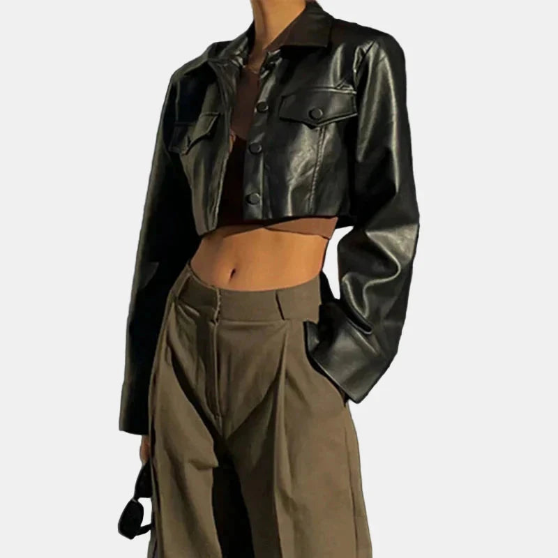 Aria - Elegante Kunstlederjacke Nora Zurich