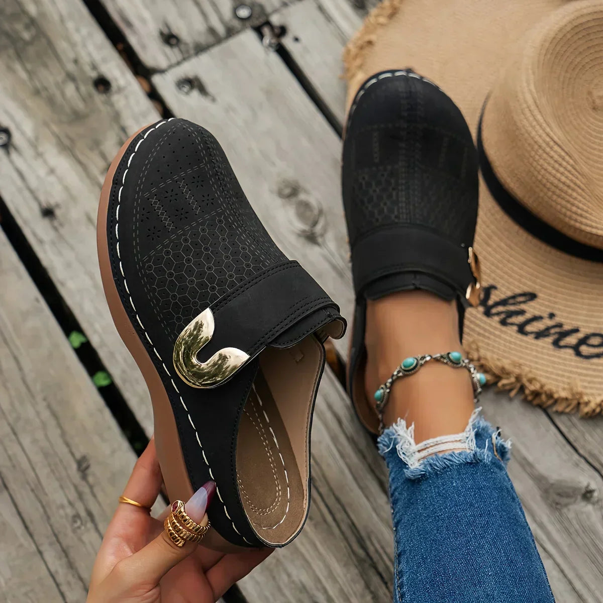 Caprielle™ | Schicke, unterstützende Keilsandalen