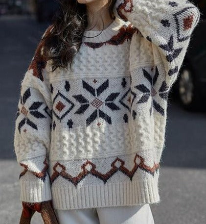 Lsländischer Stil Weicher Lopapeysa Pullover