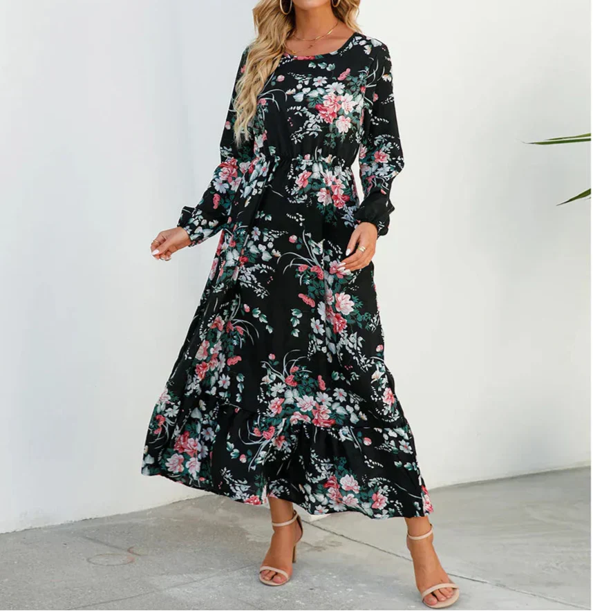 Emma | Bequemes Sommerblumenkleid