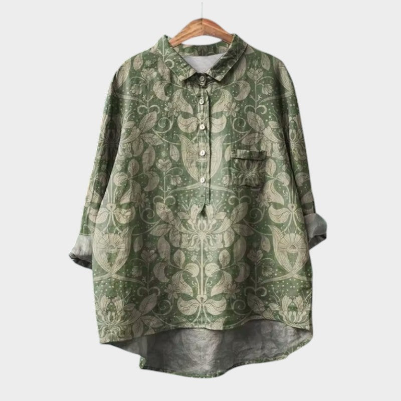 Madieke | Premium Bluse mit Spitzenverzierungen