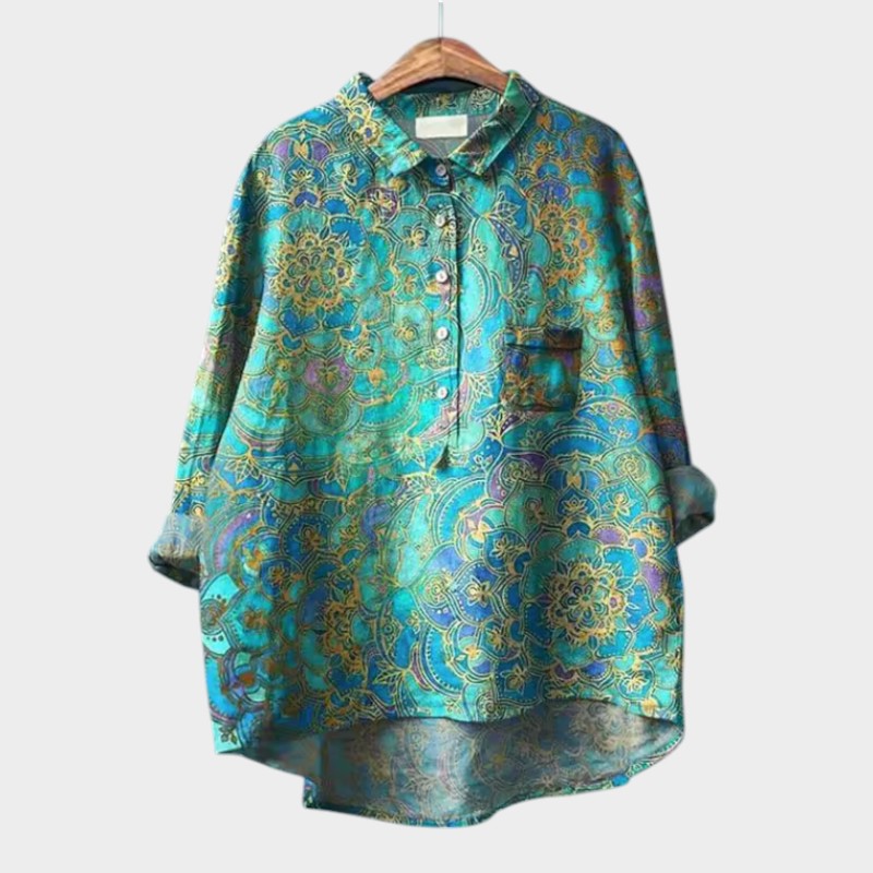 Ivonne | Premium-Bluse mit floralen Mustern
