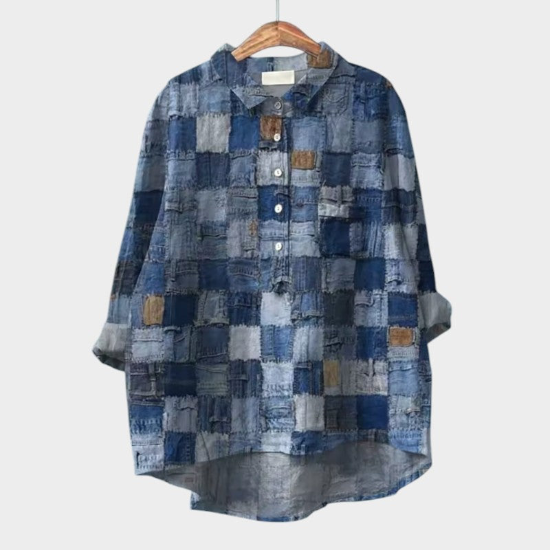 Marie | Premium Bluse mit Blumenmustern