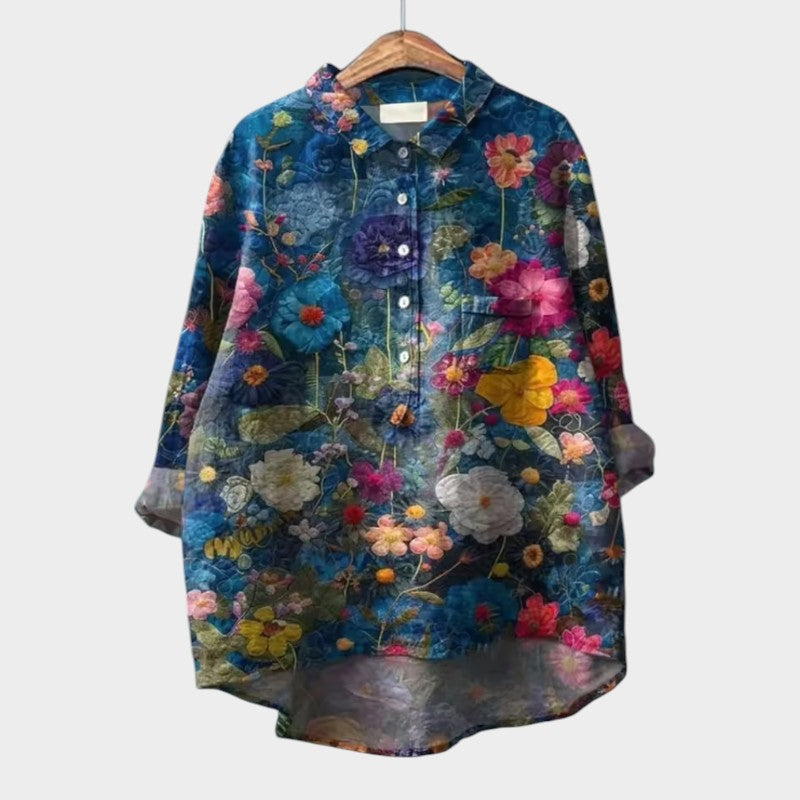 Brigitte | Premium-Bluse mit Spitze