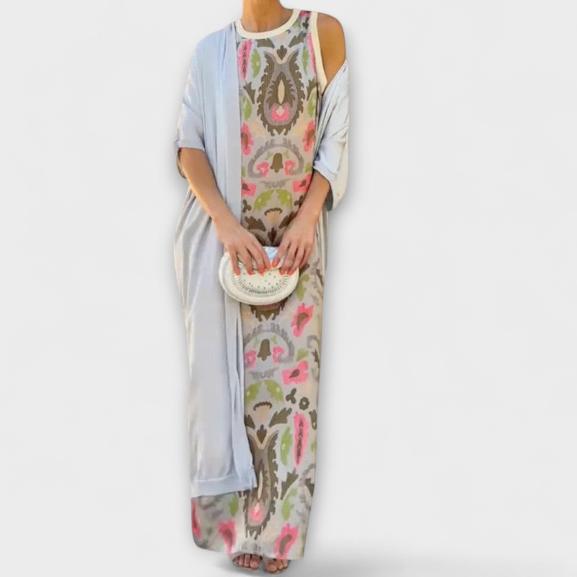 Selviane - Maxikleid mit passendem Cardigan Nora Zurich
