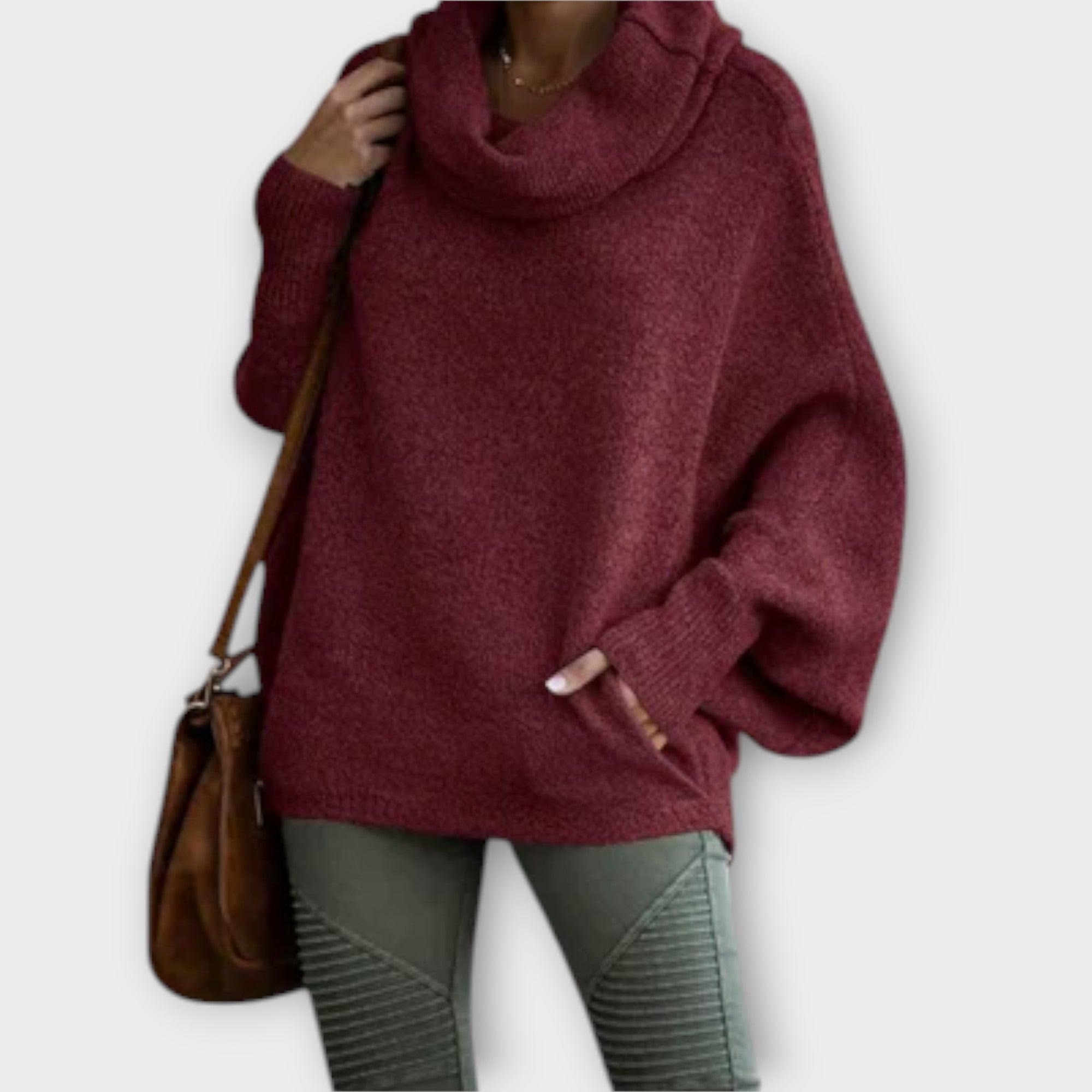Eleganter Damenpullover im Schildkrötenmuster Nora Zurich