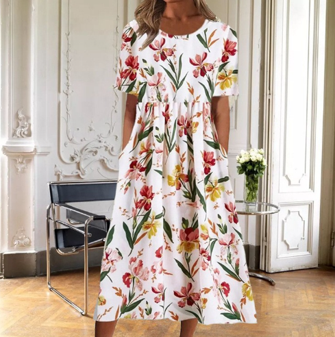 Faith | Bequemes Sommerblumenkleid