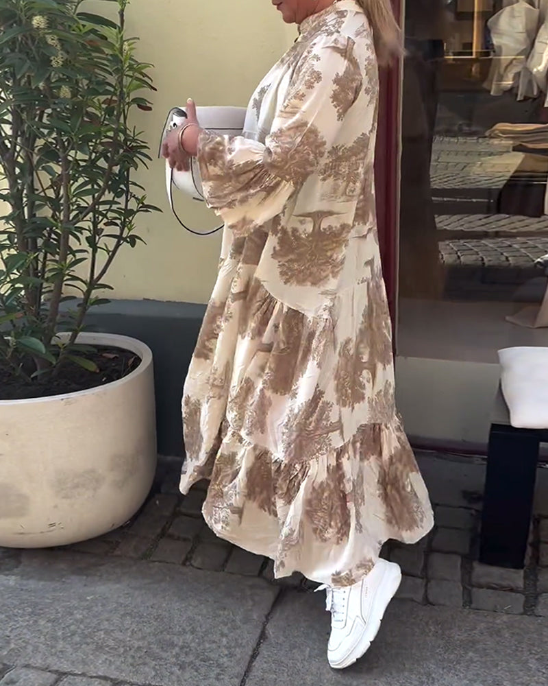 Carmina - Schickes Langes Blumenkleid