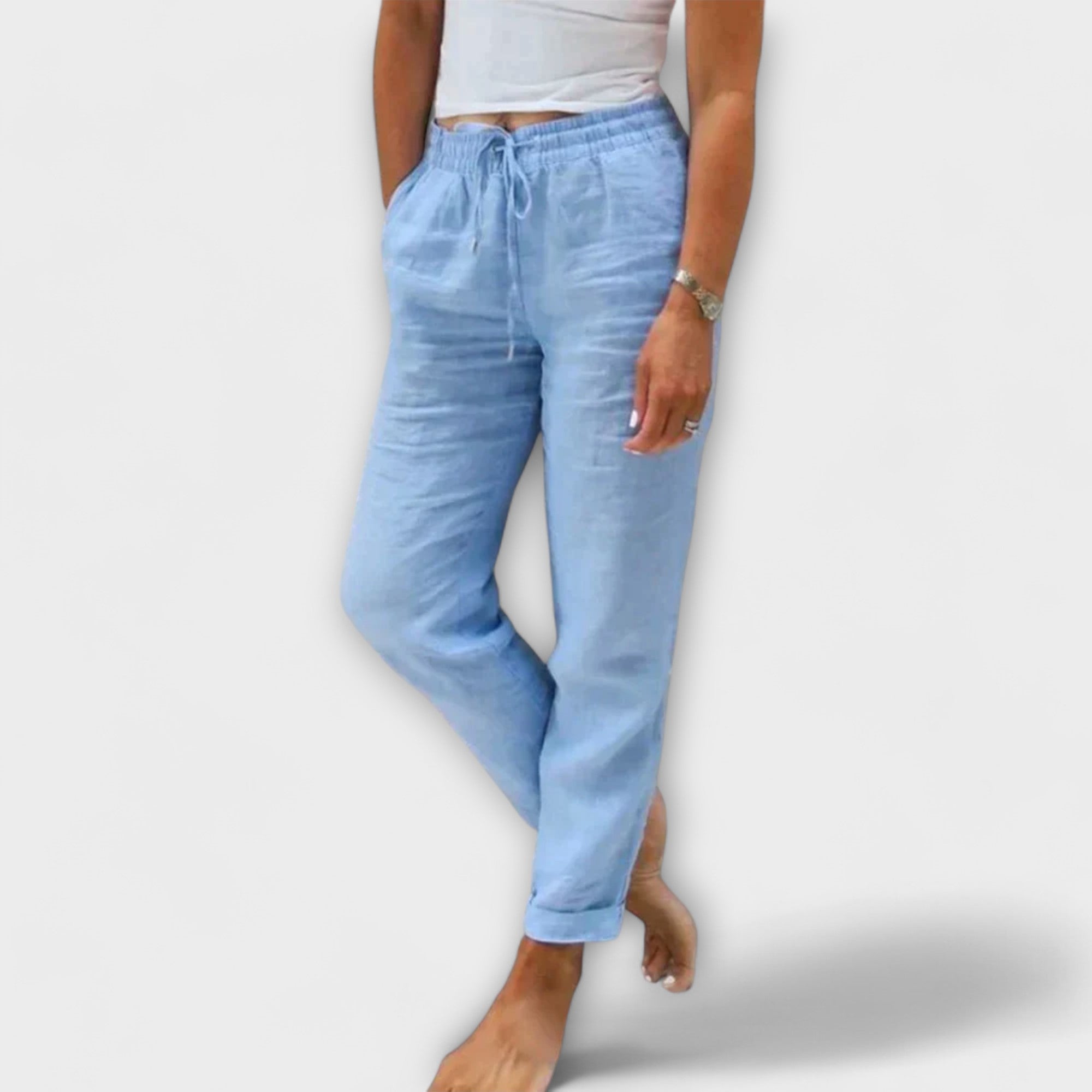 Stacy - Leichte Leinenhose Nora Zurich