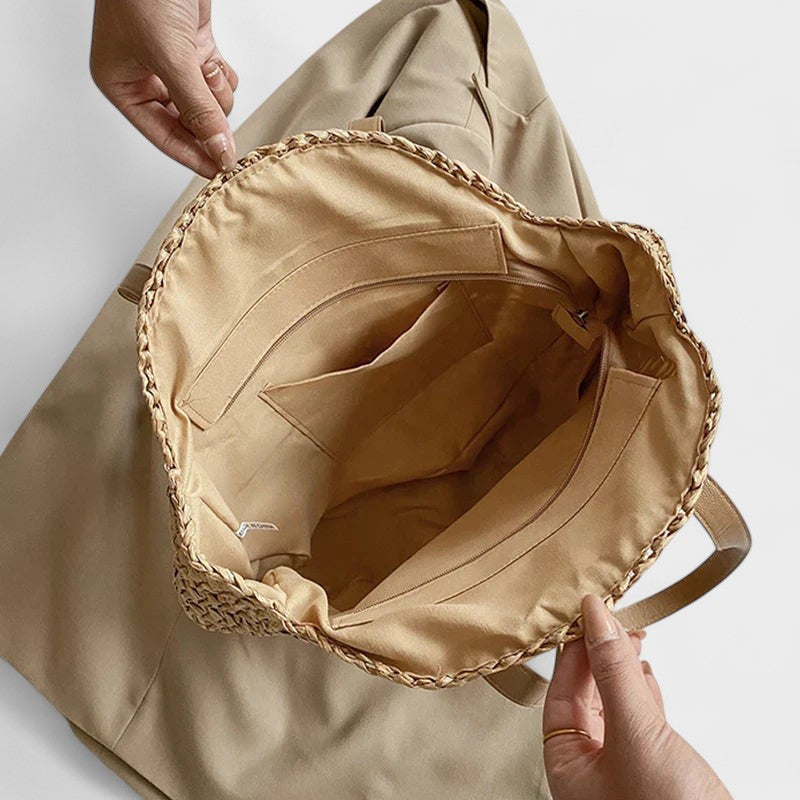 Nora. – Bohemian Handgewebte Tasche