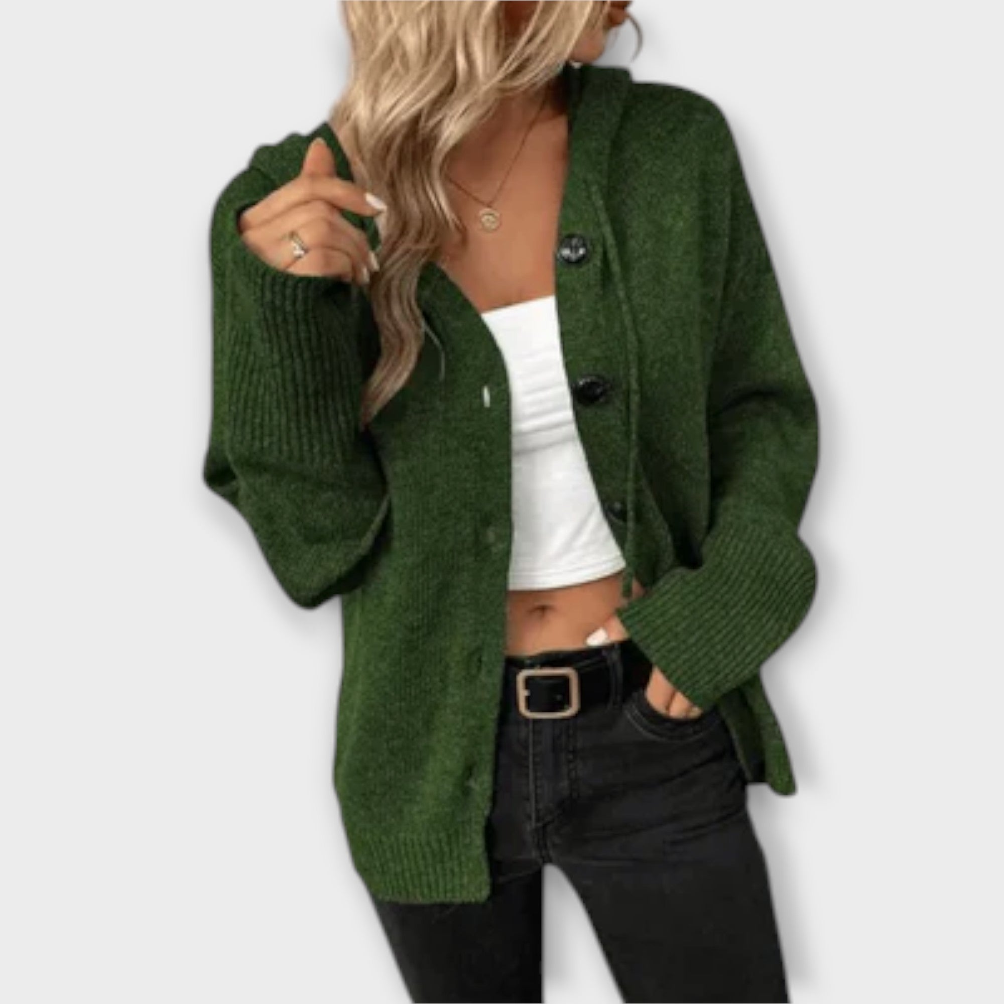 Strickjacke mit Knöpfen
