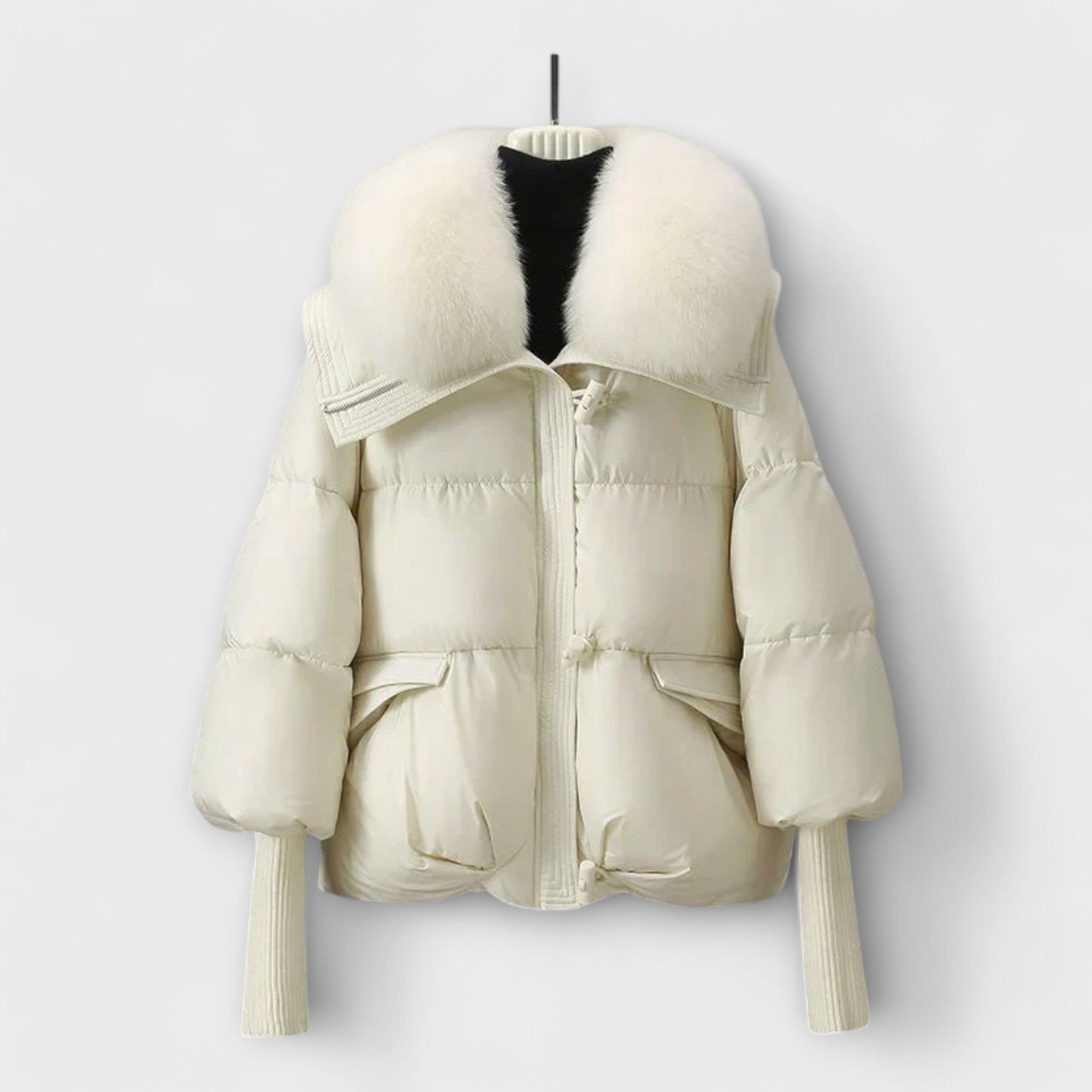 Lucyna - Elegante Jacke mit Fellfutter