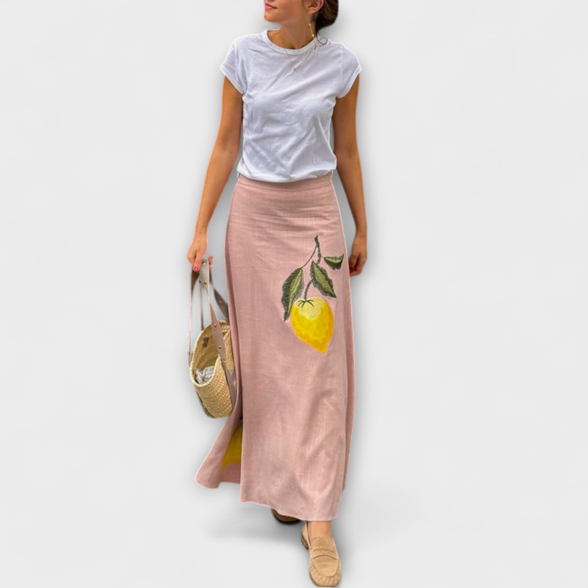 Cosima - Amalfi Print Midi-Rock Nora Zurich
