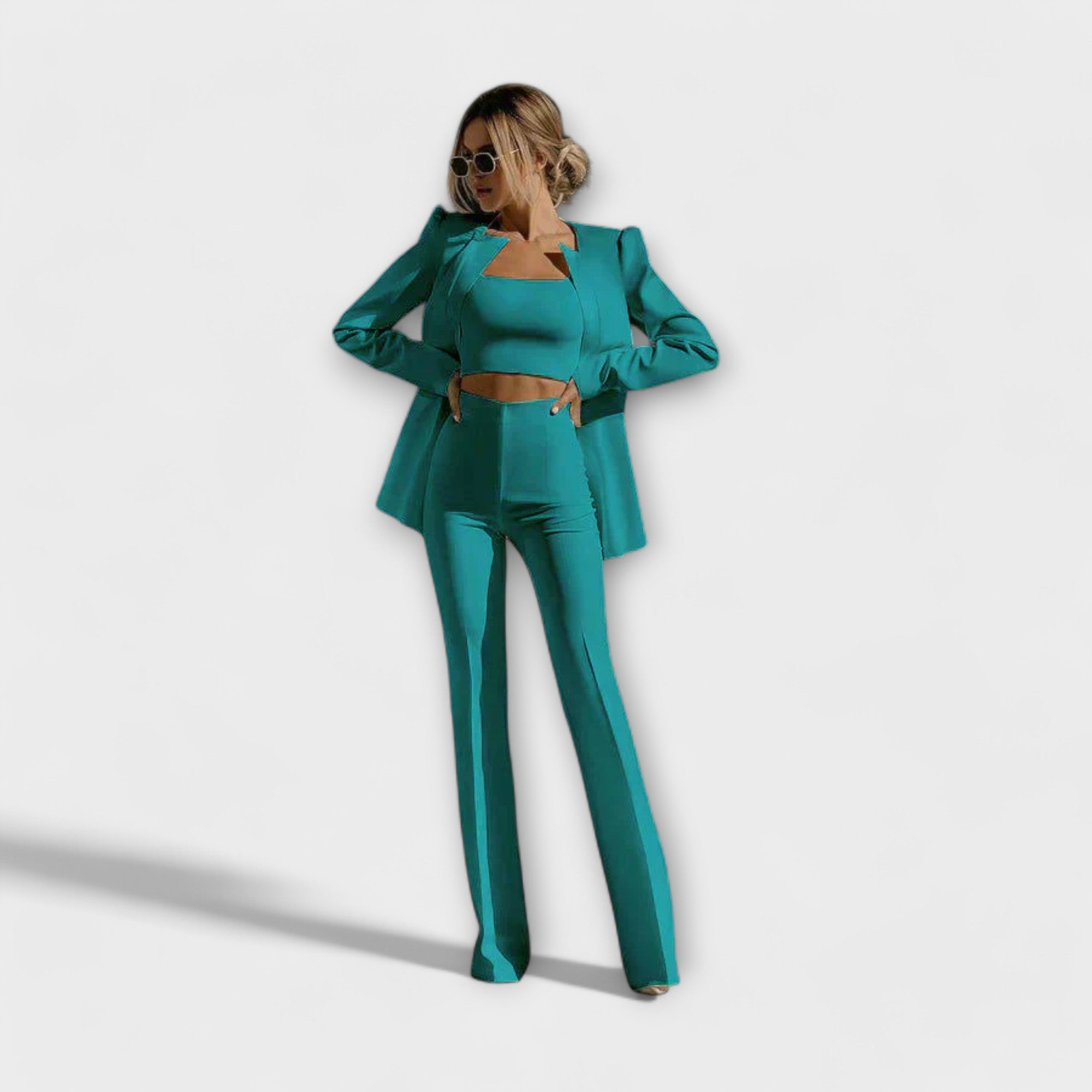 Selina - Stilvolles 3-teiliges Set (Blazer, Oberteil, Hose) Nora Zurich