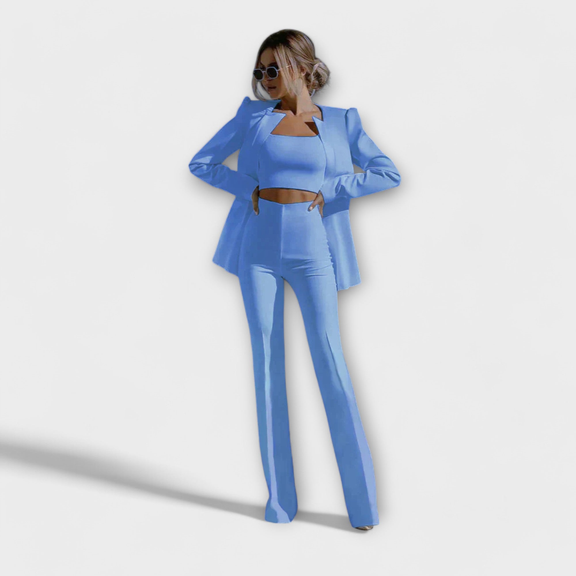 Selina - Stilvolles 3-teiliges Set (Blazer, Oberteil, Hose) Nora Zurich
