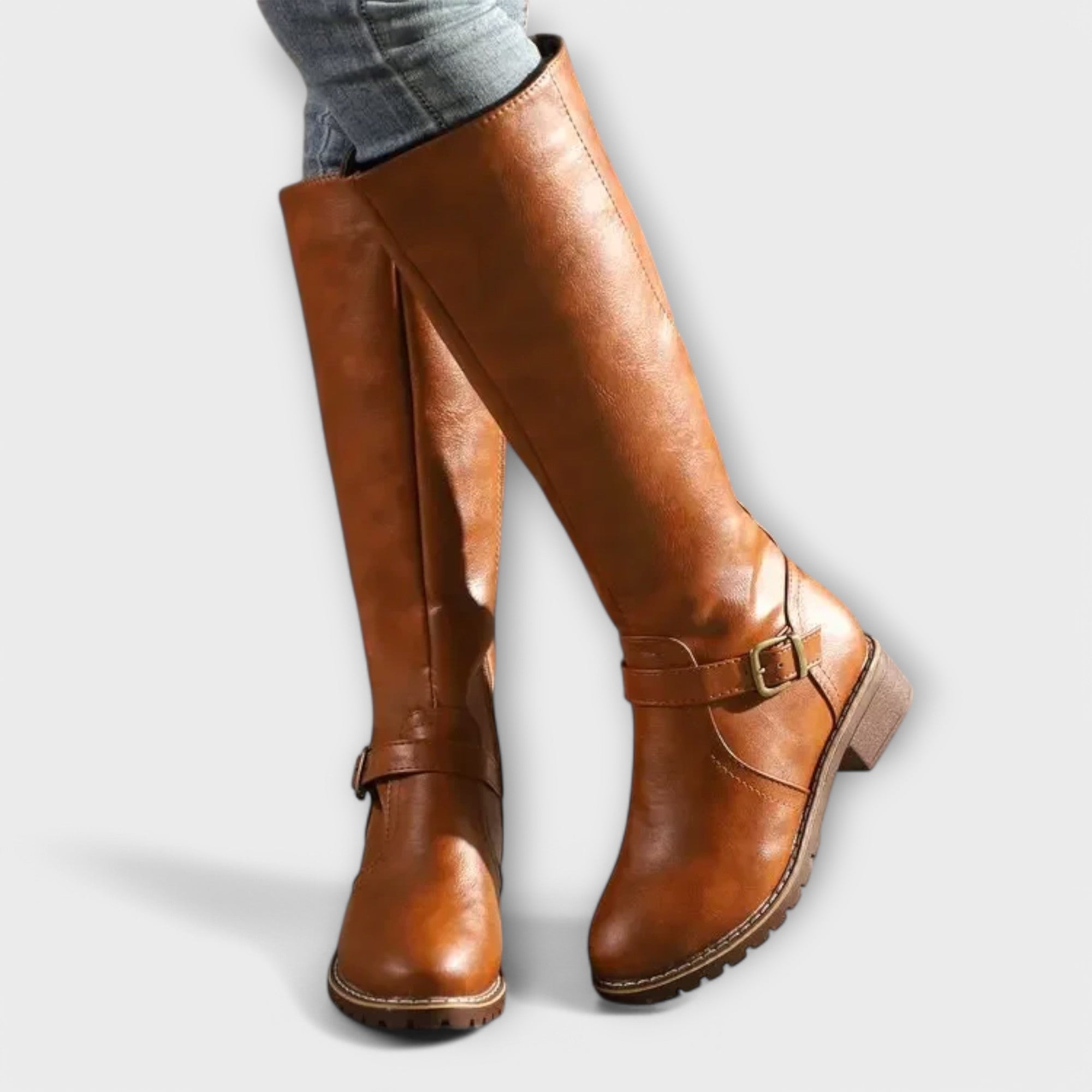 Elegante Lederstiefel