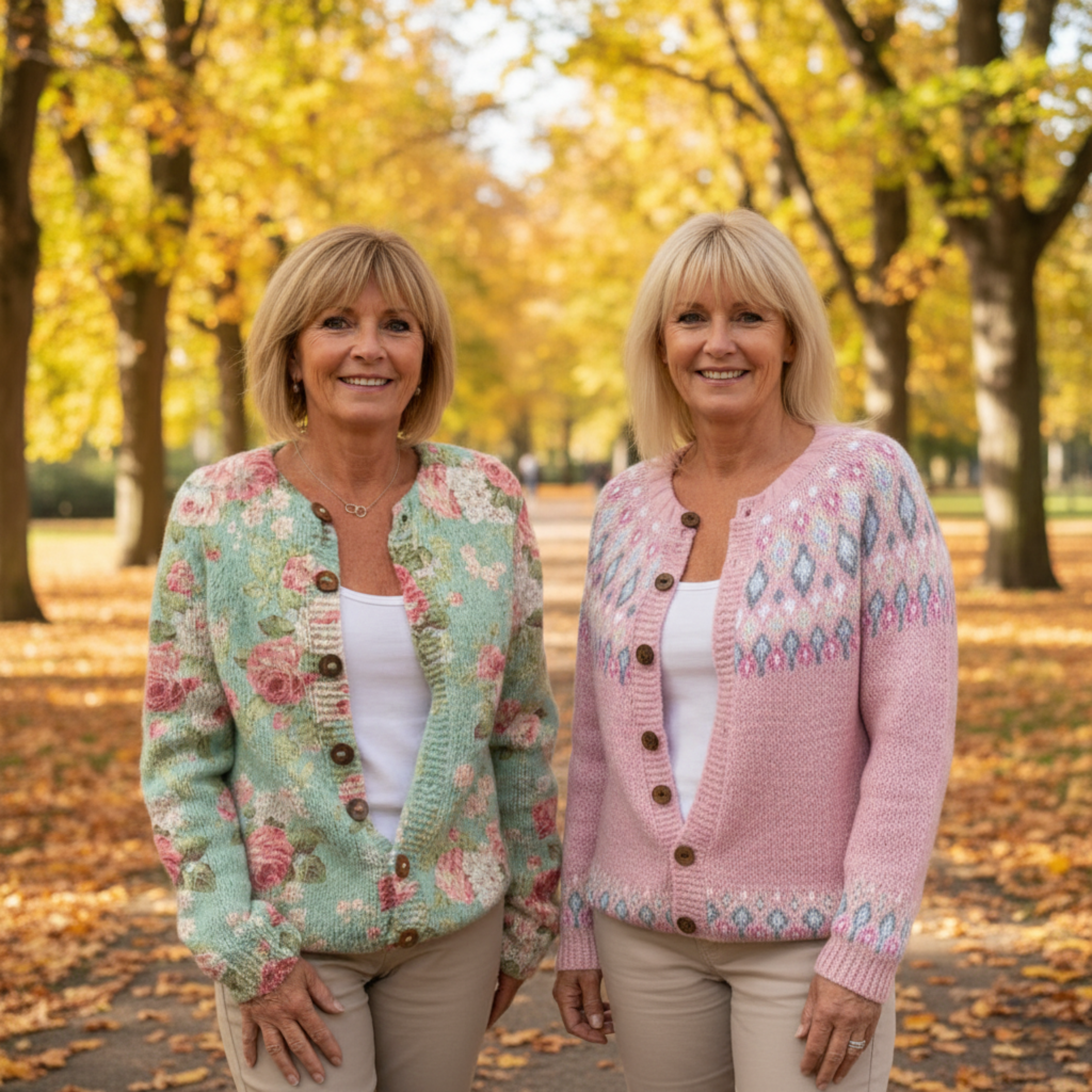 Margarida - Herbstblumen Cardigan Nora Zurich