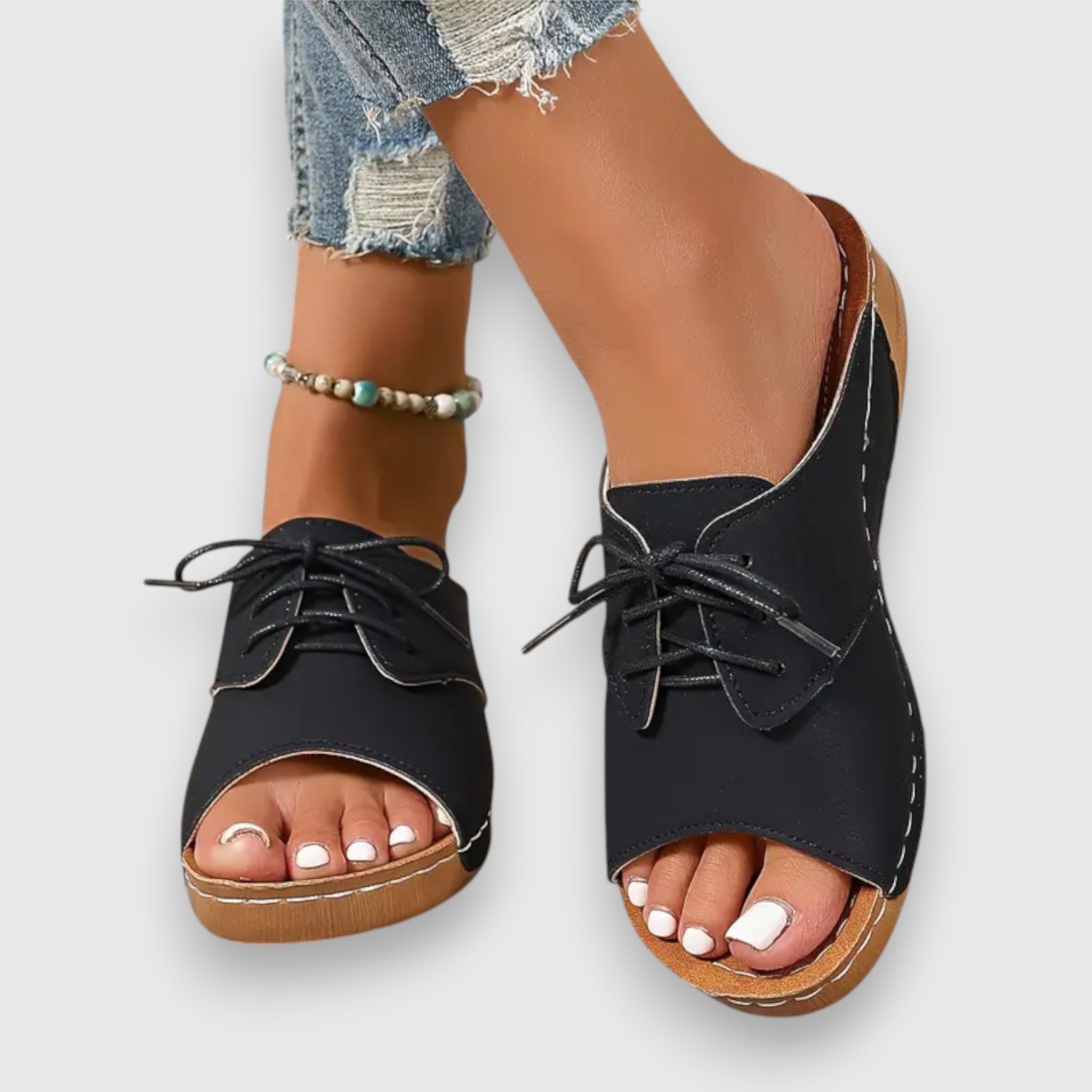 Saskia – Vintage-Stil Sandalen