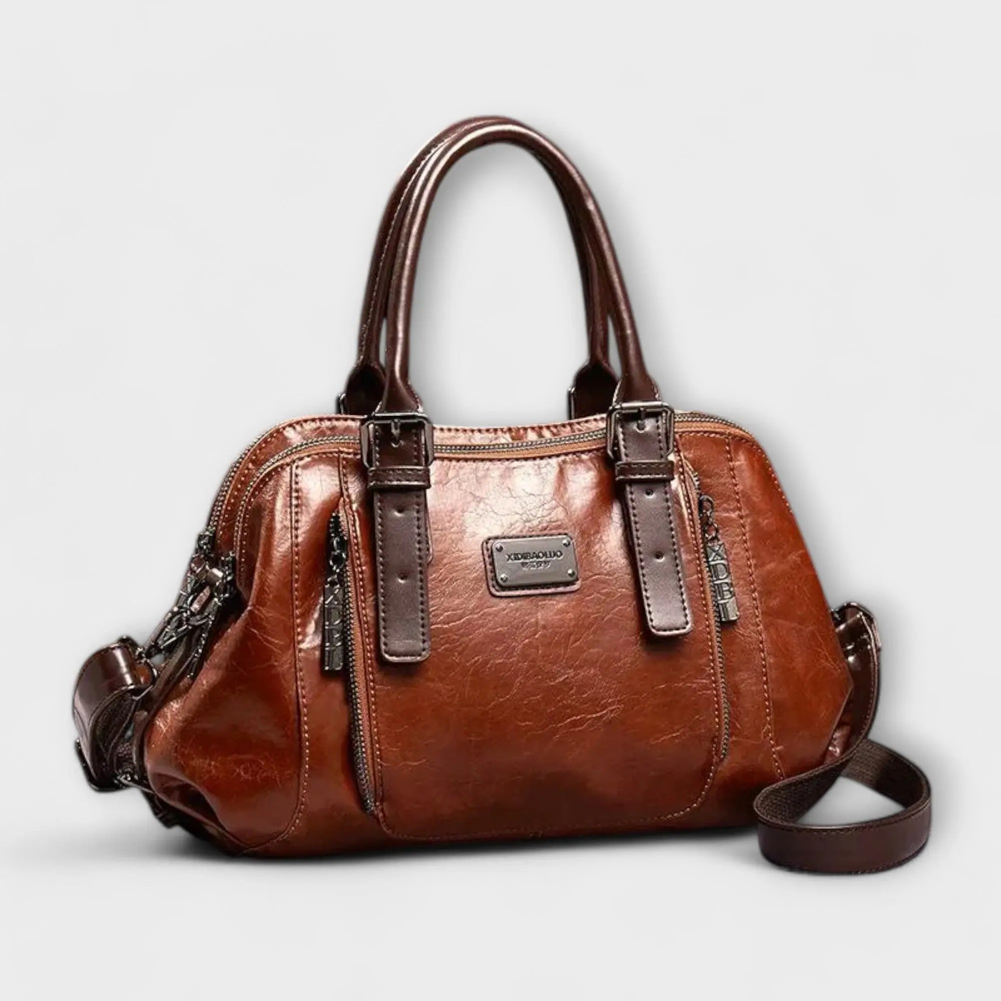 Nora. - Elegante Vintage Schultertasche Nora Zurich